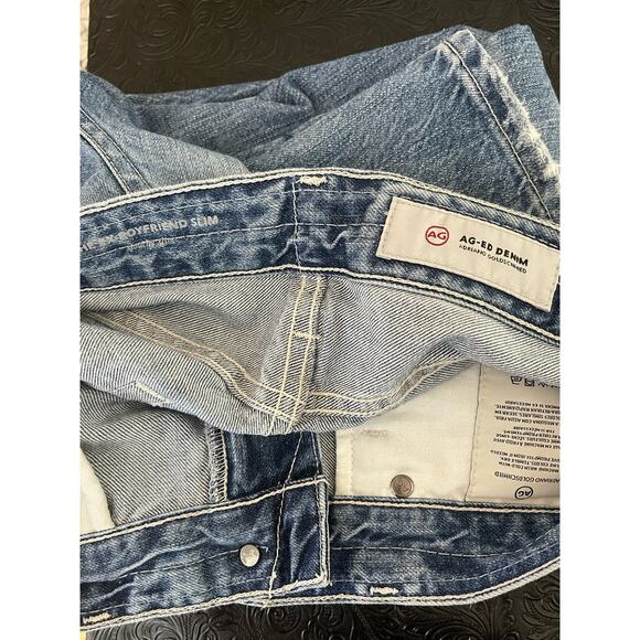 AG Adriano Goldschmeid Jeans Women's 26 Ex-Boyfriend Slim Slouchy Slim - Picture 3 of 6